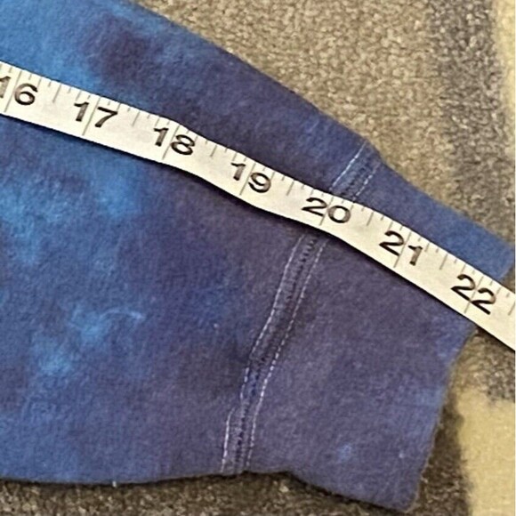 VTG SPACE JAM Looney Tunes Basketball Tie Dye Double Side Crew Neck Sweatshirt S - Picture 10 of 12